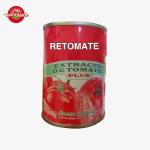 Hard Open Lid Canned Tomato Paste 140g Per Tin Double Concentrated