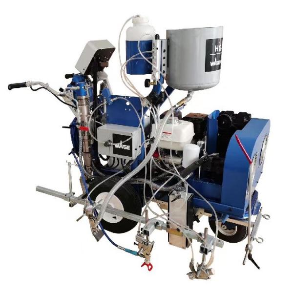 Buy cheap 98:2 MMA+ BPO Two Components Quickly Drying Road Line Striping Machine from wholesalers