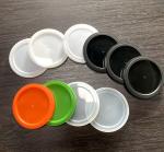 Orange Plastic Lids For Tin Cans Blue Green Plastic Lids For Canned Dog Food