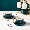 Buy cheap Classic Design Style Customized Ceramic Cup And Saucer For Occasion Business Gifts from wholesalers