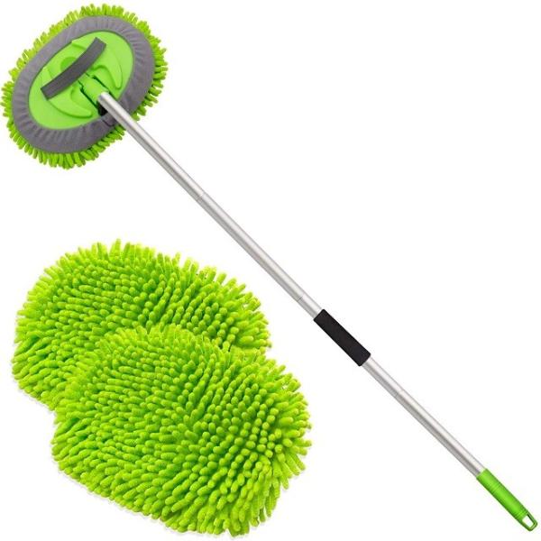 Buy cheap 62" Microfiber Car Wash Brush Mop With Long Handle And Replacement from wholesalers