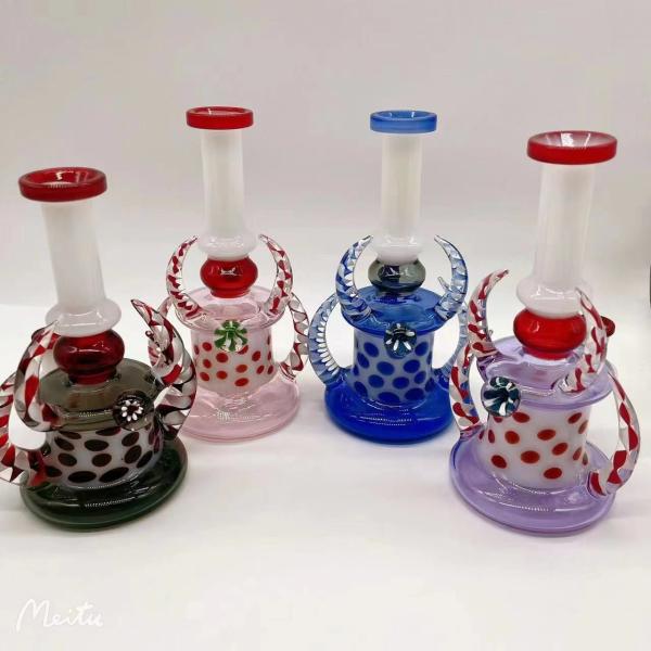 Buy cheap 6 Inch Mini Tobacco Hookah Percolator Glass Bongs Adequate Stock from wholesalers