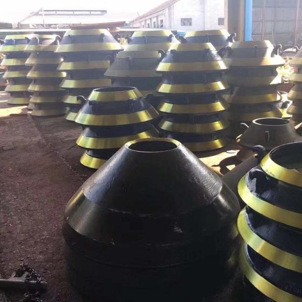 Buy cheap Cement Aggregate Crusher Spare Parts Mn13Cr2 Mantle And Concave from wholesalers
