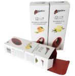 Both Sides Clear PVC Window Tea Packing Box White Card Paper Offset Printing