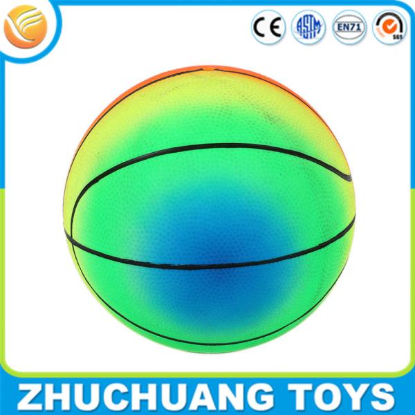 Buy cheap custom wholesale bulk pvc kids toys colorful basketball ball from wholesalers