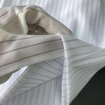 Buy cheap 10MM Stripe Knitted Anti Static Polyester Fabric Cleanroom ESD Gloves Fabric from wholesalers