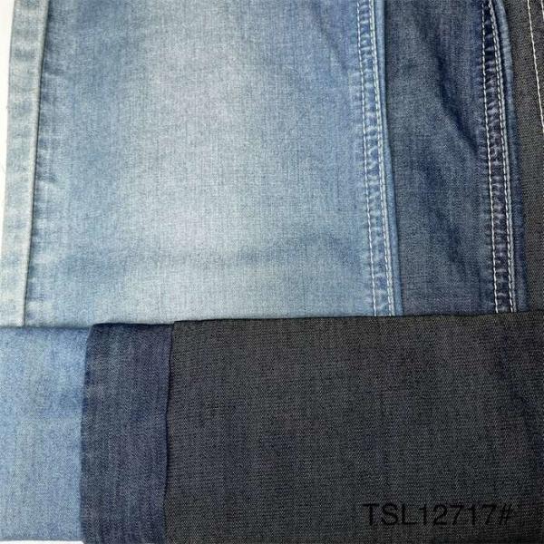 Buy cheap Cotton Lyocell Tencel Blend 5 Oz Denim Fabric By The Yard Oem from wholesalers