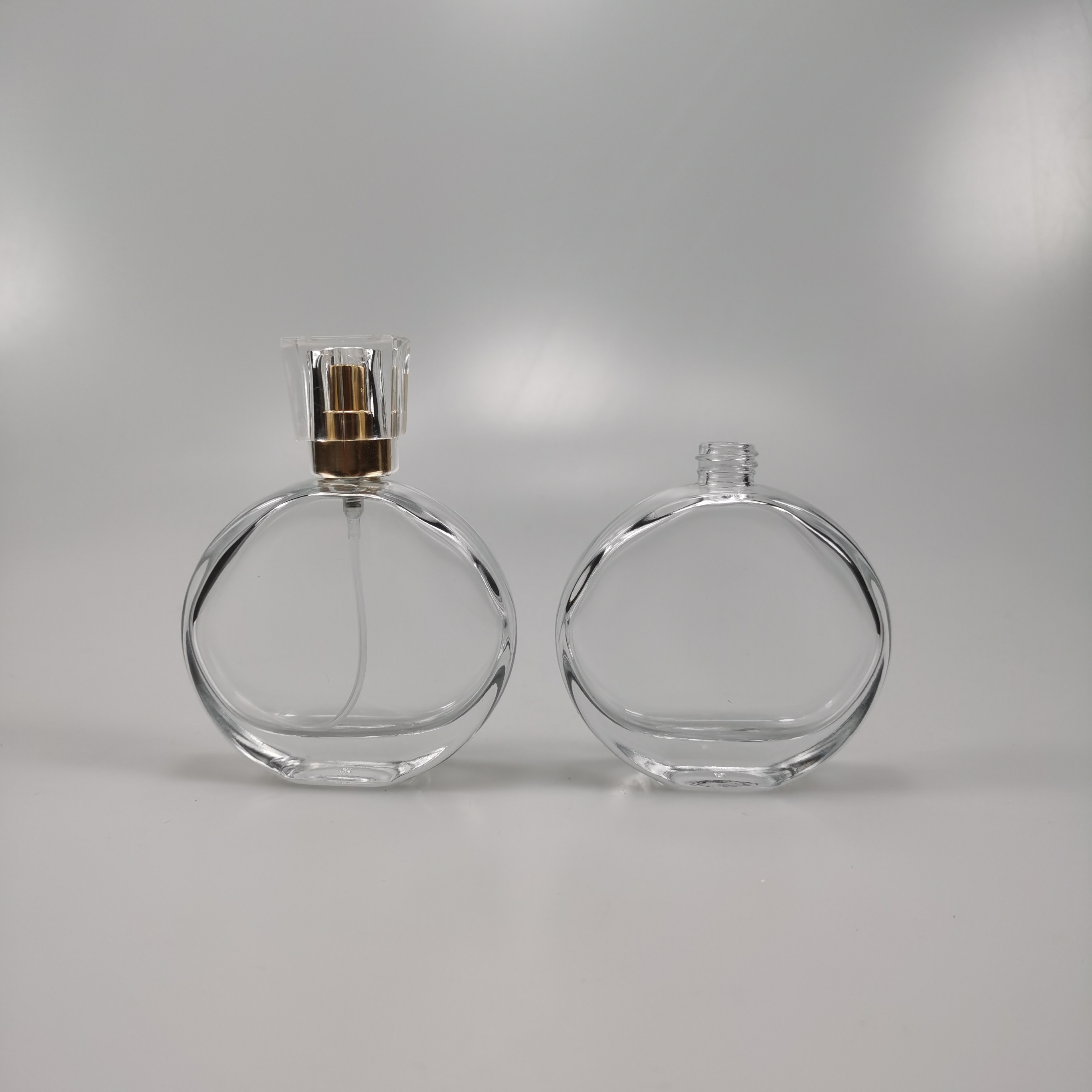 25ml 30ml 50ml 100ml Glass Perfume Bottle with Spray Atomizer Exquisite Craftsmanship