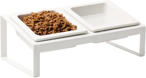 Buy cheap Ceramic Dog Cat Food and Water Bowls Set for Small Size Dogs and Cats from wholesalers