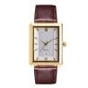Buy cheap Square Shape Cowhide Strap Roman Scale Dial Big Date Watch For Lover from wholesalers
