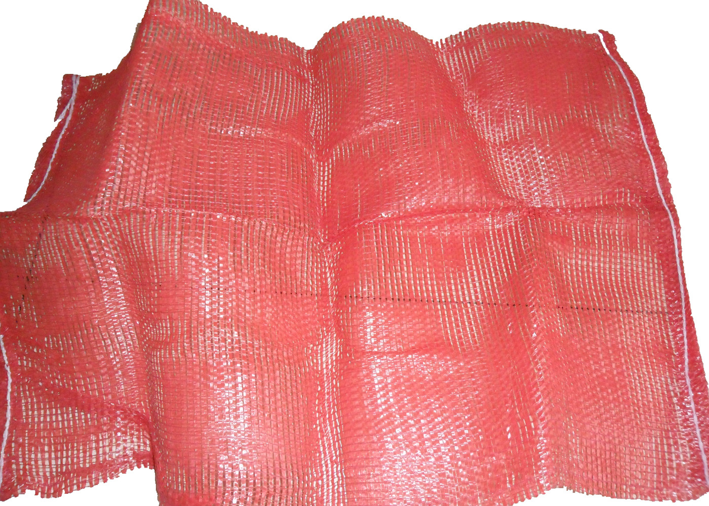 PE Polyethylene Woven Net Bags For Produce Multi Colored