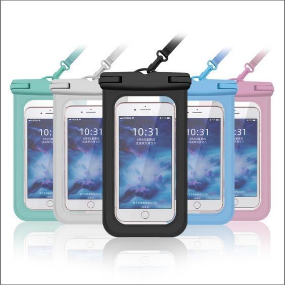 Buy cheap 6 Inch 0.3mm PVC Waterproof Mobile Phone Pouch For Pool Beach Swimming from wholesalers