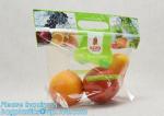 Fresh Lettuce Salad Fruits Pouches BOPP Anti Fog Leafy Vegetables Packaging Bags