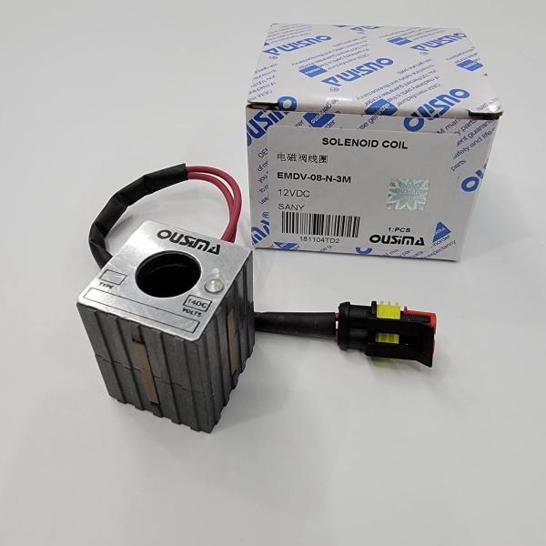 Buy cheap SANY Parts Solenoid Valve Coil EMDV-08-N-3M-12VDC 1010048-106 from wholesalers