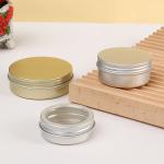 Makeup Tools Empty Storage Container 5 10 15 20 100 150 g Matte Silver Metal
