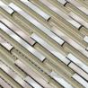 Buy cheap 300x300mm mosaic bathroom wall tile,aluminum strip mosaic,beige color from wholesalers