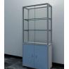 Buy cheap Environmental Pharmacy Display Stands / 4 Layers Lockable Glass Display Case from wholesalers