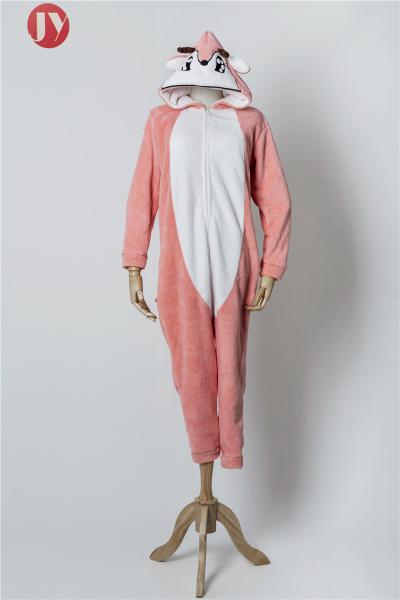 Buy cheap Custom unisex Christmas 100% polyester warm adult onesie jumpsuit women pajama ladies home wear romper from wholesalers