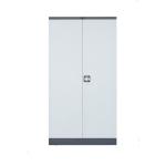 2 Doors 0.6mm Flat Filing Cabinets Office School Knock Down Steel File Storage