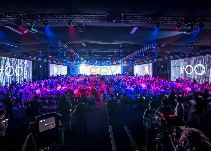 1/16 Scan 256mm X 128mm Indoor Rental Led Display 4mm SMD2121