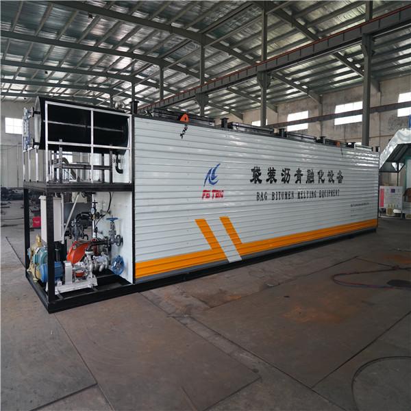 Buy cheap Steel Plate Box Bitumen Melting Machine Self Heating Continuous Production from wholesalers