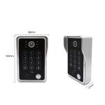 7" Monitors RFID Password Video Door Phone Intercom Doorbell With IR Camera