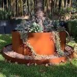 1.6mm Corten Steel Garden Edging SGS Garden Metal Ornaments