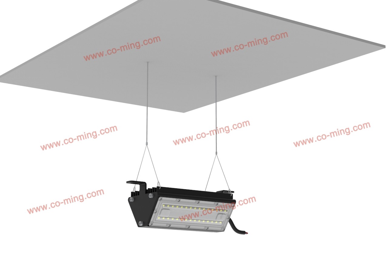 30W IP66 IK10 Asymmetric G5 Metal Bulkhead Lights For Tunnel