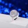Buy cheap Sexy Lady White AAA CZ 925 Stamp Ring Full Size Women Sterling Silver Jewelry Rings Free Shipping Wholesale from wholesalers