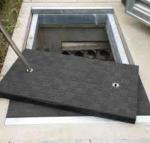 Anti Slip Fiberglass Manhole Cover With Strong Impact Resistance,Dark Color