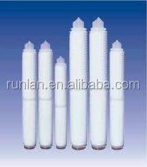 PP/Pes/PTFE/PVDF/Nylon Pleated Depth Filter Cartridges for Printing Shops 1 kg Weight