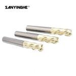 HRC63 4 Flute Solid Tungsten Carbide Square End Mill CNC Milling Machining