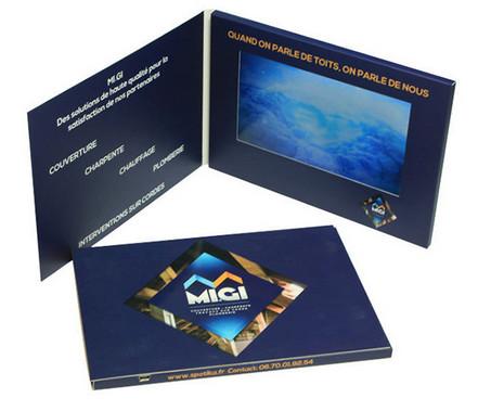 Buy cheap High End 7 Inch Lcd Video Brochure , Custom Gift Greeting Cards 800*480 Pixels Resolution from wholesalers