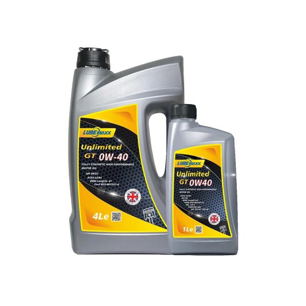 Buy cheap Lubemaxx Unlimited GT SAE 0W-40 Passenger Car Oils ACEA A3/B4 standard from wholesalers