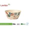 Buy cheap Christmas Pattern Natural Bamboo Fiber Bowls , Bamboo Salad Bowl For Home / School from wholesalers