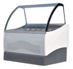 Buy cheap 12 pans Commercial Glass Door Freezer Ice Cream Gelato Display Case from wholesalers
