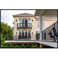 Buy cheap Modular Zinc Coated Balcony Safety Railing , UV Resistance Porch Railing Systems product