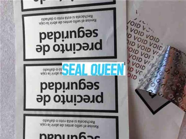 Buy cheap Custom logo Security Void Sticker Label Tamper Proof Sticker For Manifold Control from wholesalers