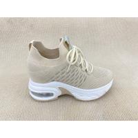 Buy cheap Lacing And Heightening Comfortable Platform Loafer Heels White product