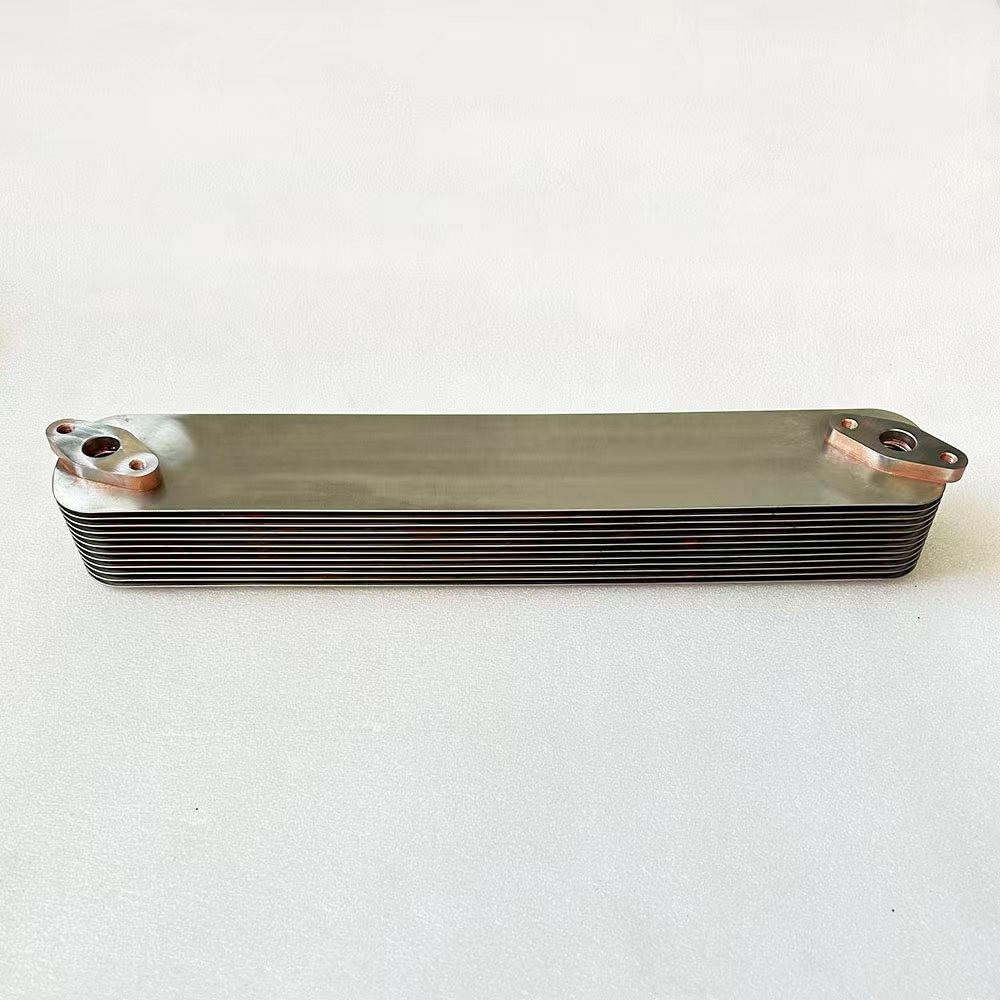 Mitsubishi S6B3 oil radiator core 12 layers S6A2 Radiator gasket 32539-40600