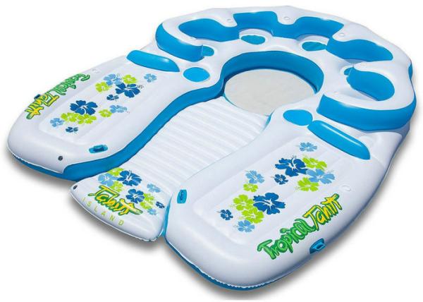 Buy cheap Adult Giant Relaxation Inflatable Party Island , 7 Person Inflatable Floating Island / Raft from wholesalers