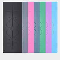 Buy cheap 5mm Pu Rubber Yoga Mat Customized Posture Line Natural Rubber Anti Slip and product