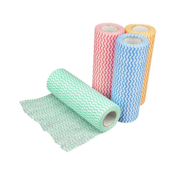 Buy cheap 35gsm Disposable Kitchen Wipes Spunlace Wood Pulp Lightweight from wholesalers