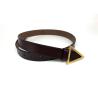Buy cheap Ladies Triangle Buckle 28mm Genuine Leather Wide Belts from wholesalers