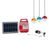 Buy cheap Dual USB Jack 10W Small Solar Lighting System With TF Card from wholesalers