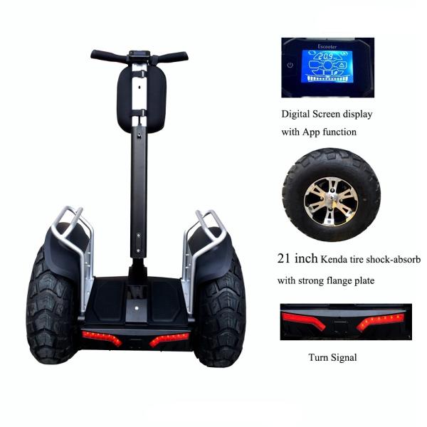 Buy cheap Fashionable 2 Wheel Electric Stand Up Scooter With 2pcs Samsung Battery from wholesalers