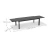 Buy cheap Extendable Outdoor Dining Table and Chair Set for 12 Guests by AJUNION in Garden from wholesalers