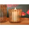 Buy cheap Custom color Empty Heat-resistant Thick Glass Candle Holders for Scented Candle from wholesalers