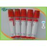 Buy cheap Disposable vacuum blood collection tube plain tube with red cap blood sampling collecting tube from wholesalers