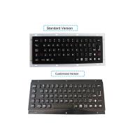 Buy cheap IP67 Black Metal Industrial Keyboard Vandal Proof Panel Mount product
